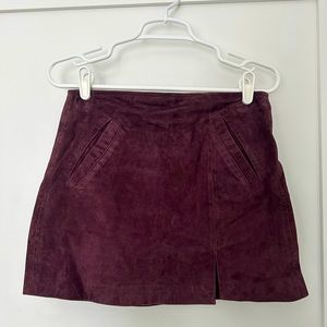 BLANKNYC Suede Mini Skirt | Size 26